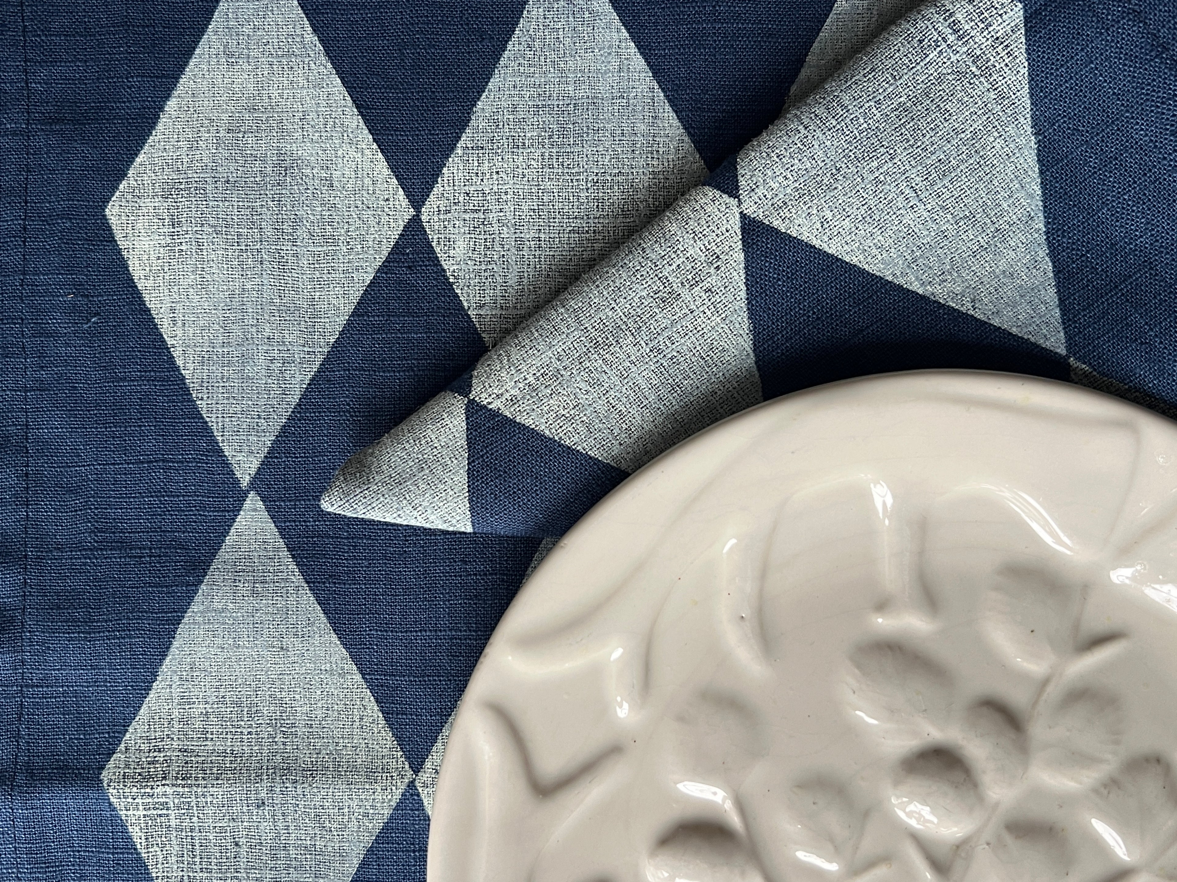 Harlequin on Indigo Dining Napkins Set