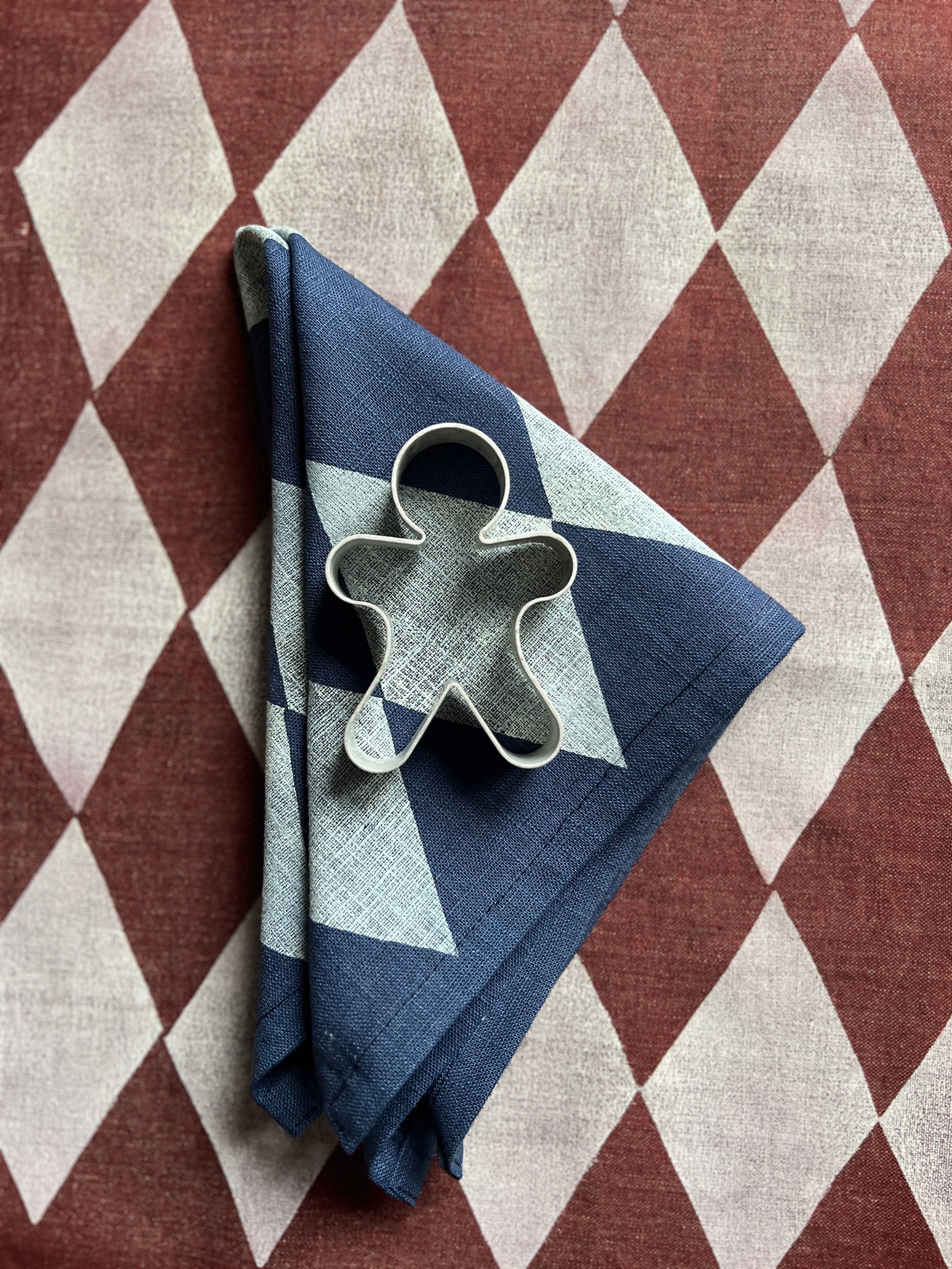Harlequin on Indigo Dining Napkins Set