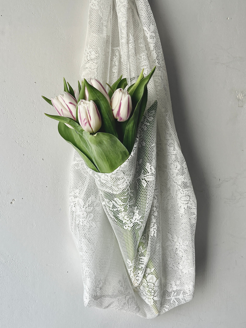 Long Handle Lace Grocery Bag