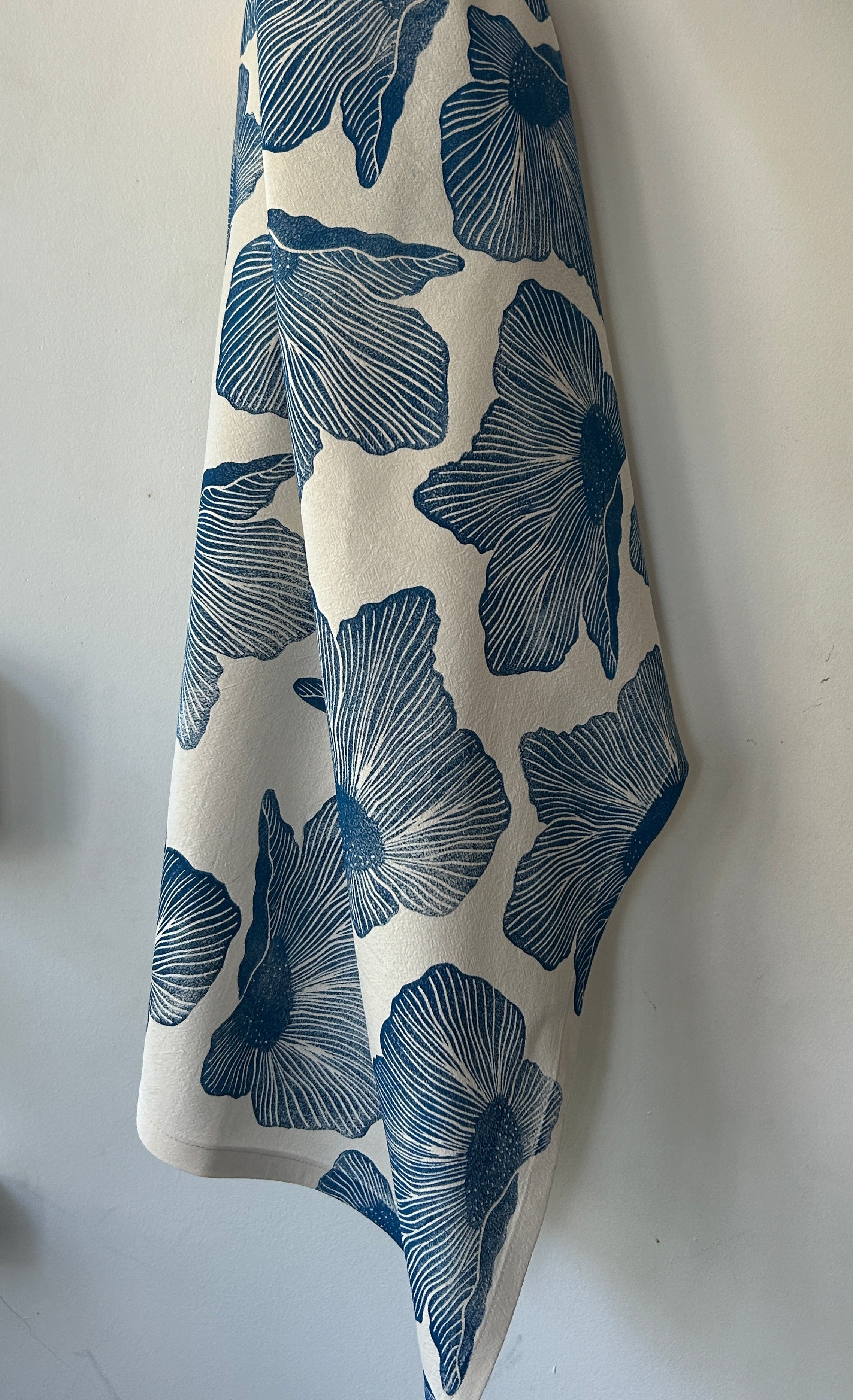 Henbane on Ivory Tea Towel