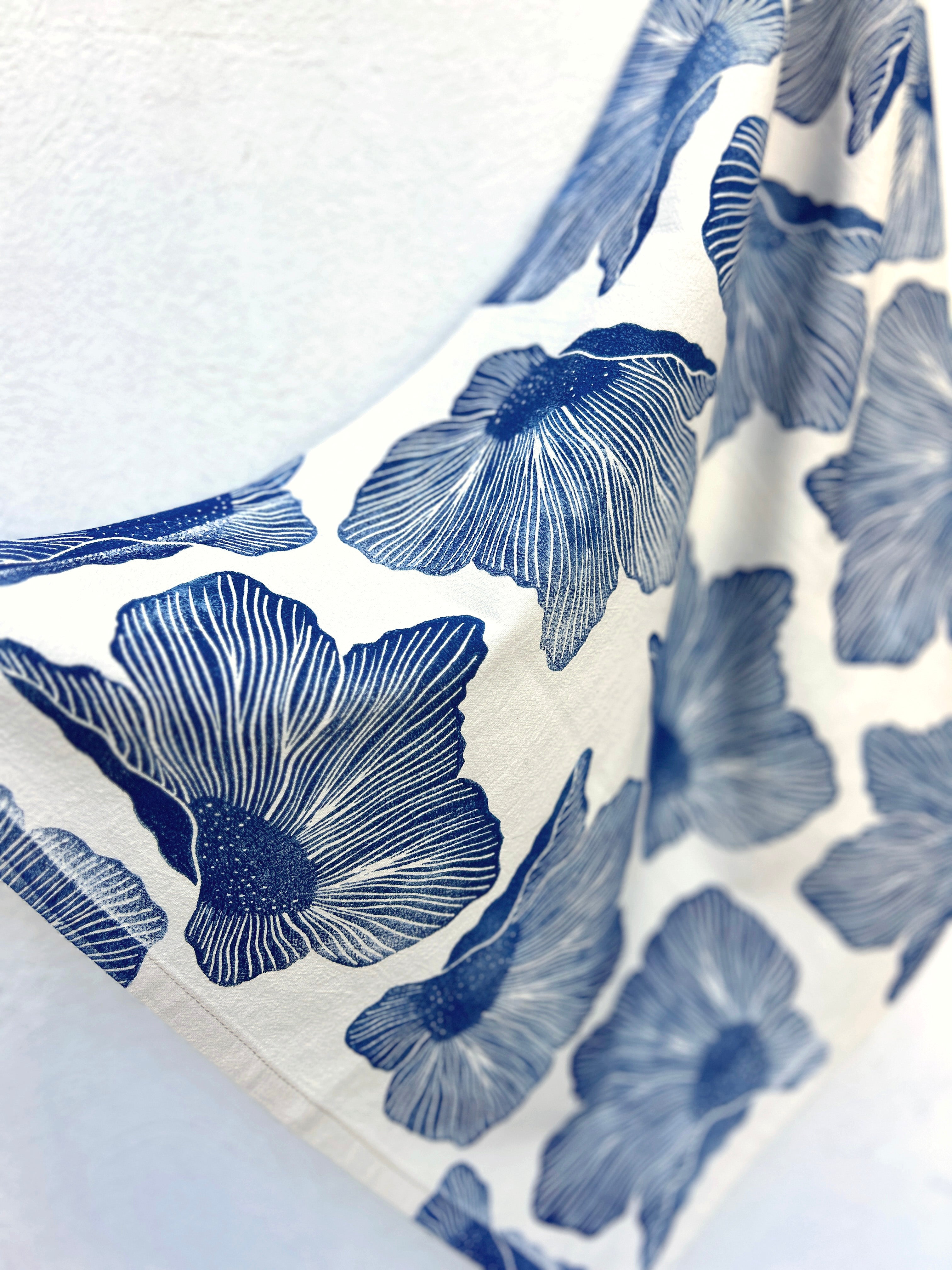 Henbane on Ivory Tea Towel