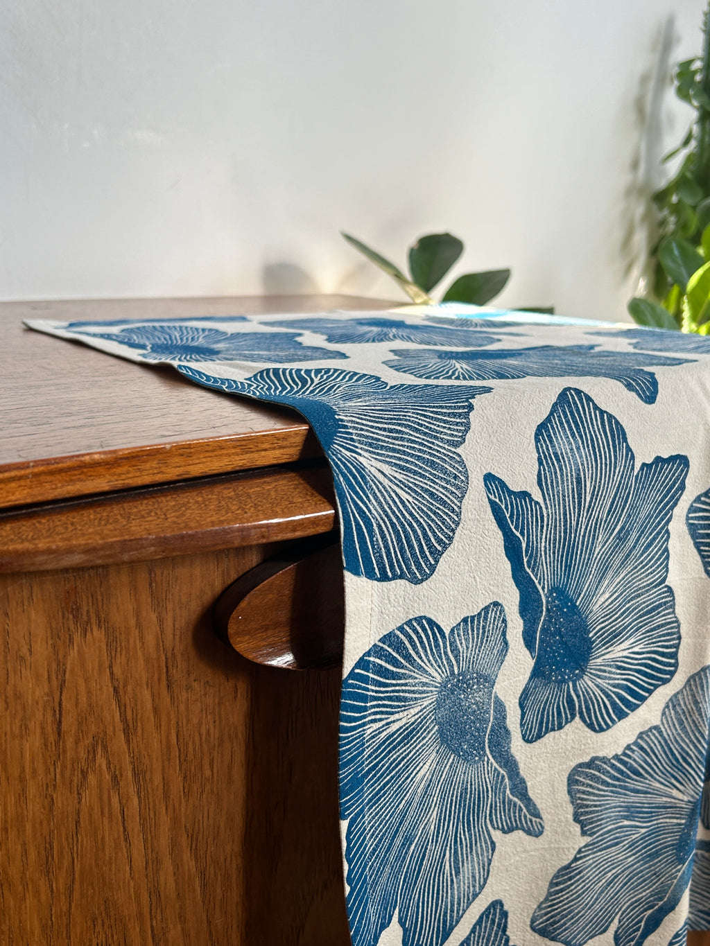 Henbane on Ivory Tea Towel