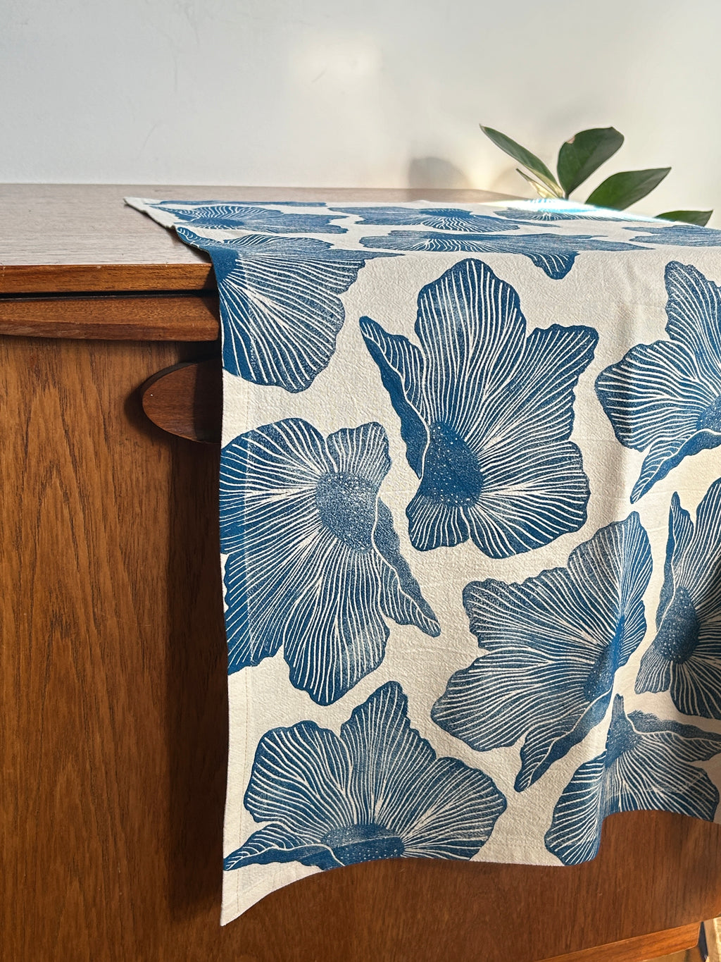 Henbane on Ivory Tea Towel