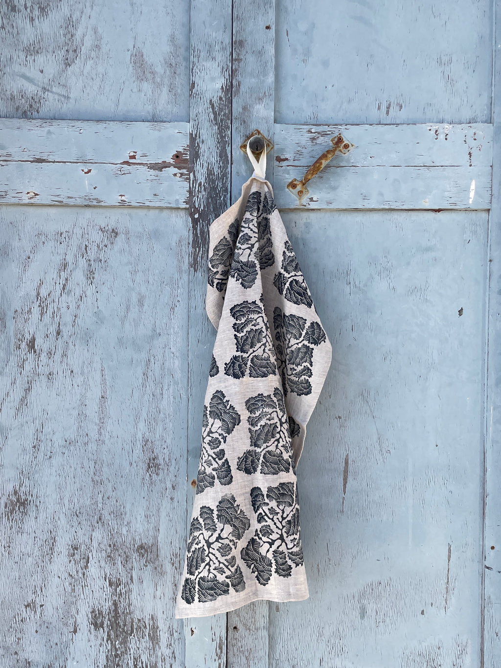 Jack Pine Tree on Beige Tea Towel