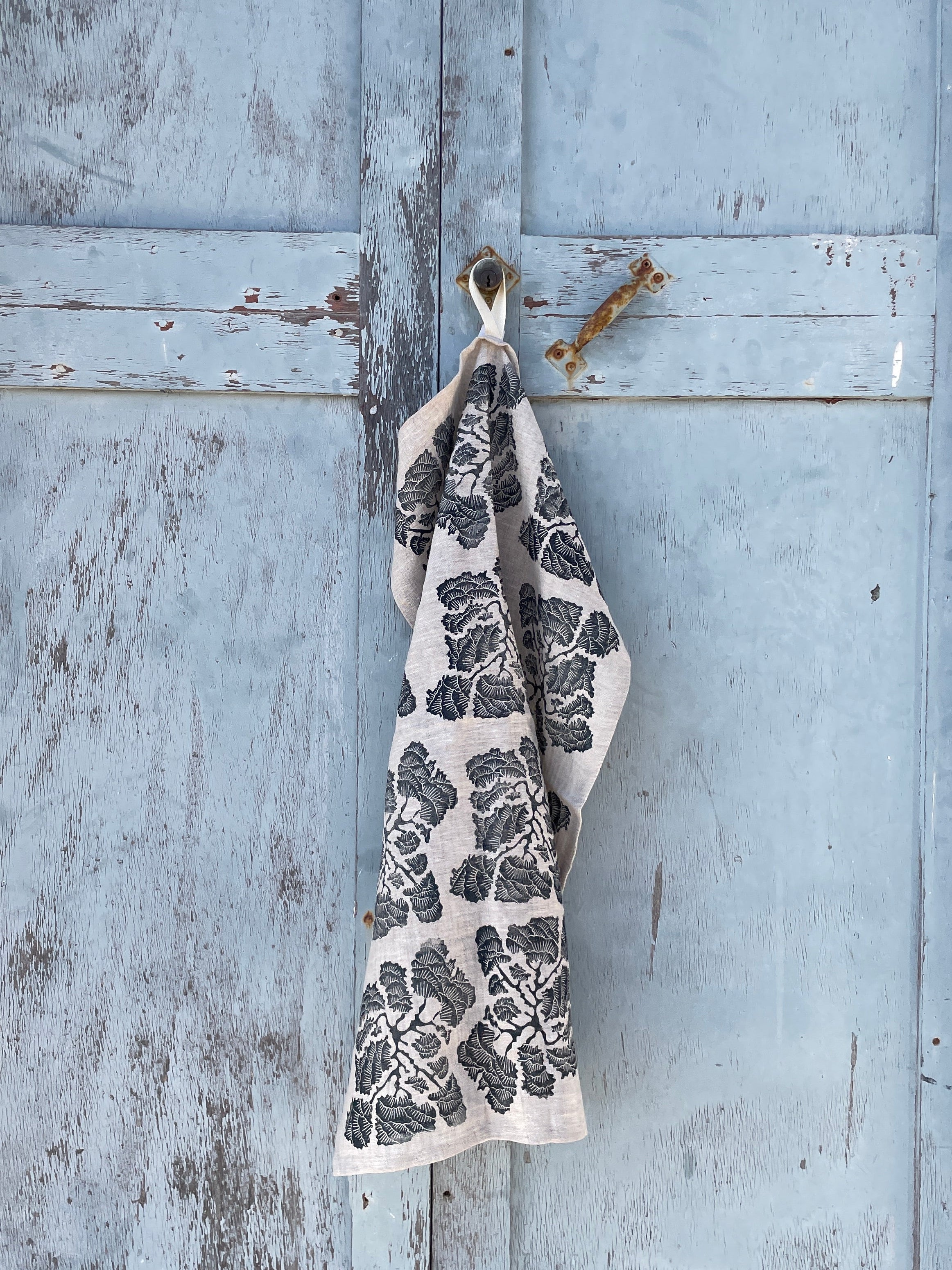 Jack Pine Tree on Beige Tea Towel