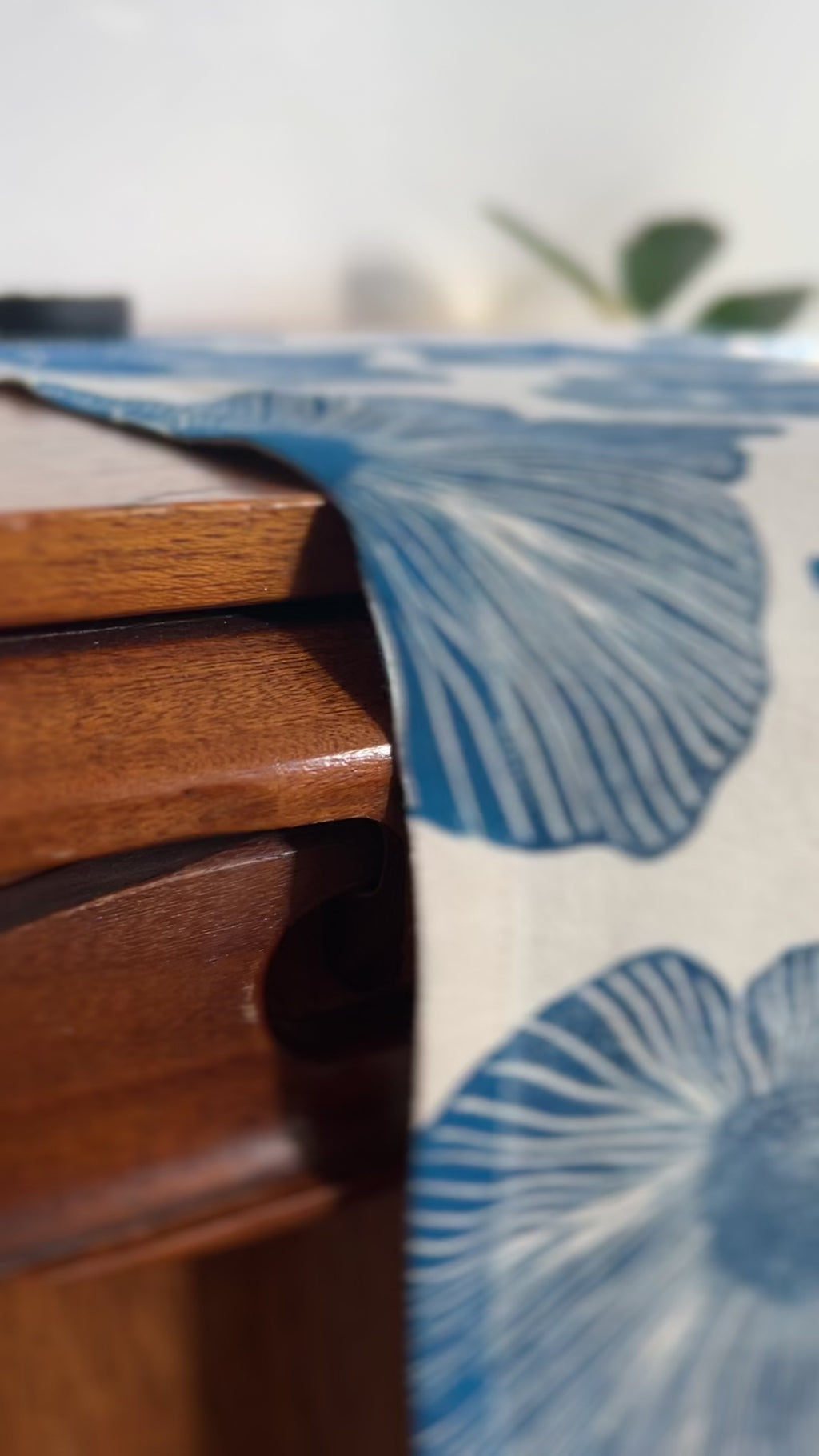 Henbane on Ivory Tea Towel